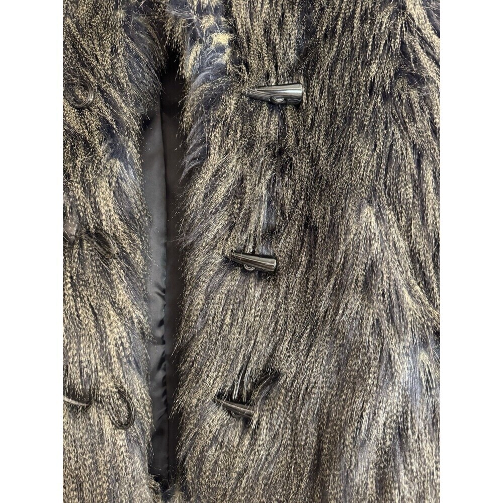 Candela Indigo Faux Fur Mahala Vest Size Medium SIZE LARGE - Picture 3 of 10